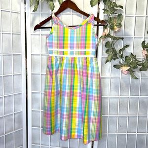 Lilly Pulitzer Madras Plaid Sundress Size 6X
